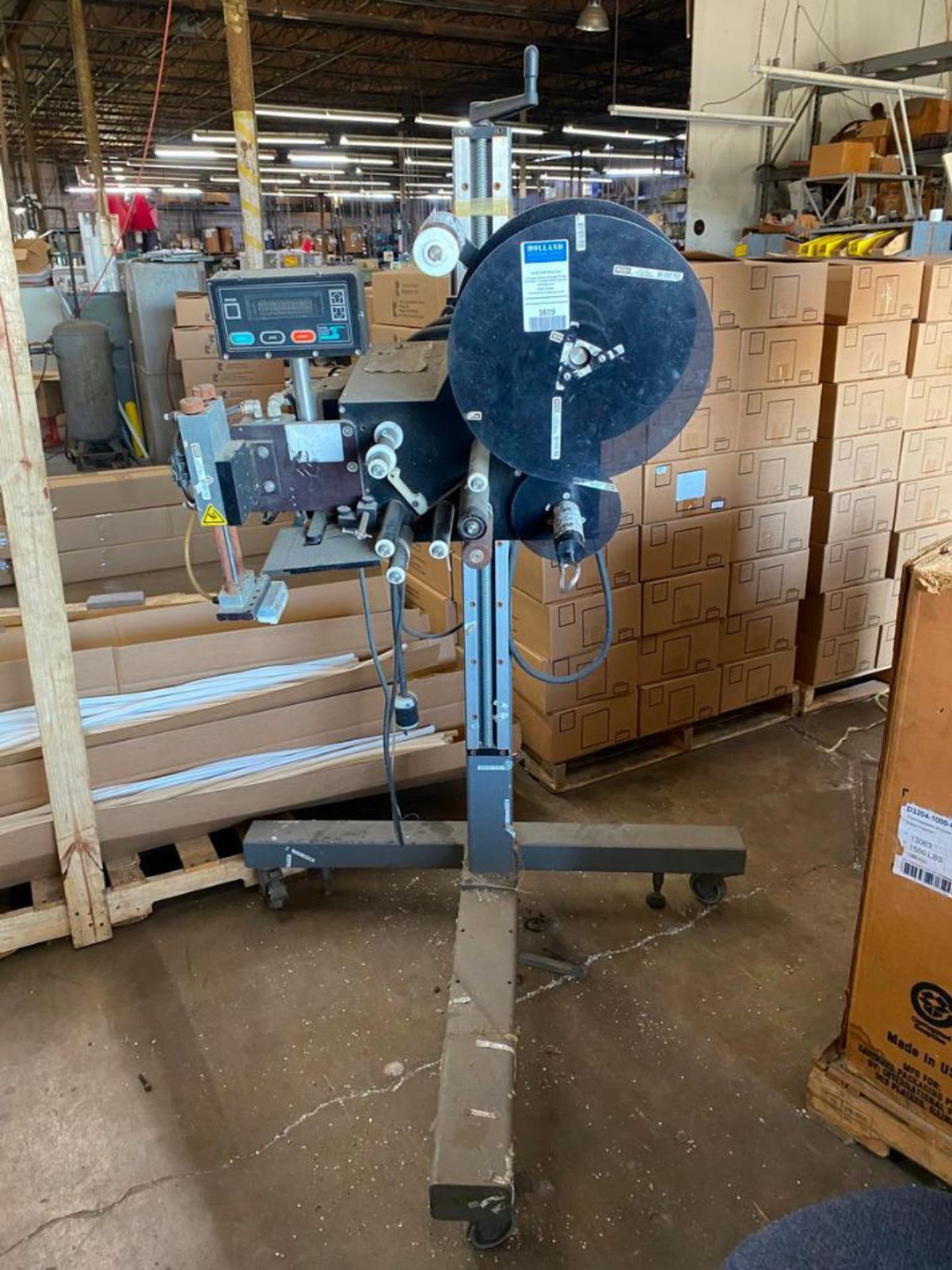 Southern California mdl. ST600, Automatic Label Applicator