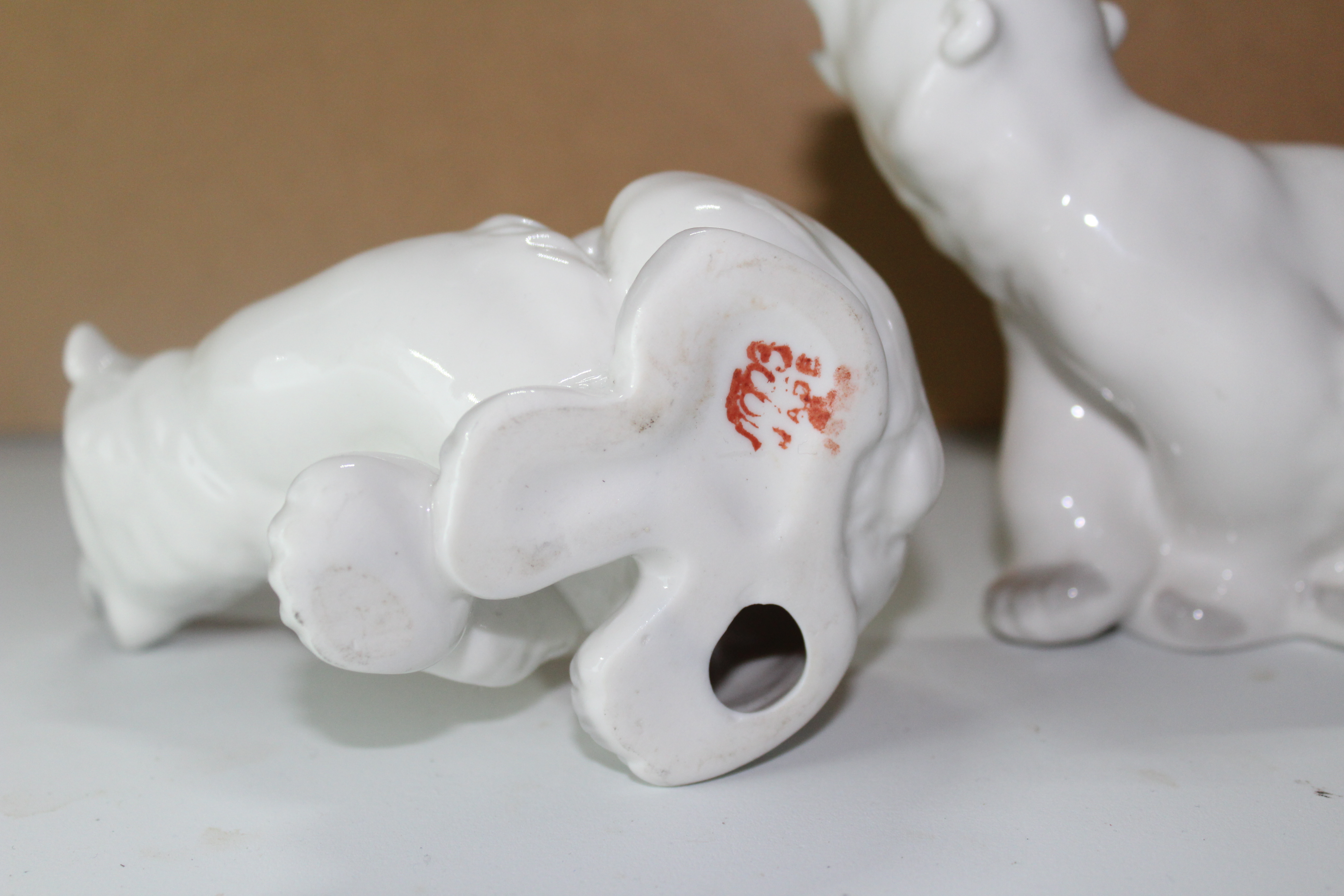 Pair of Lomonosov Porcelain Polar Bear - Image 4 of 4