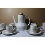 Royal Doulton Morning Star Vintage Coffee Set Circa 1967