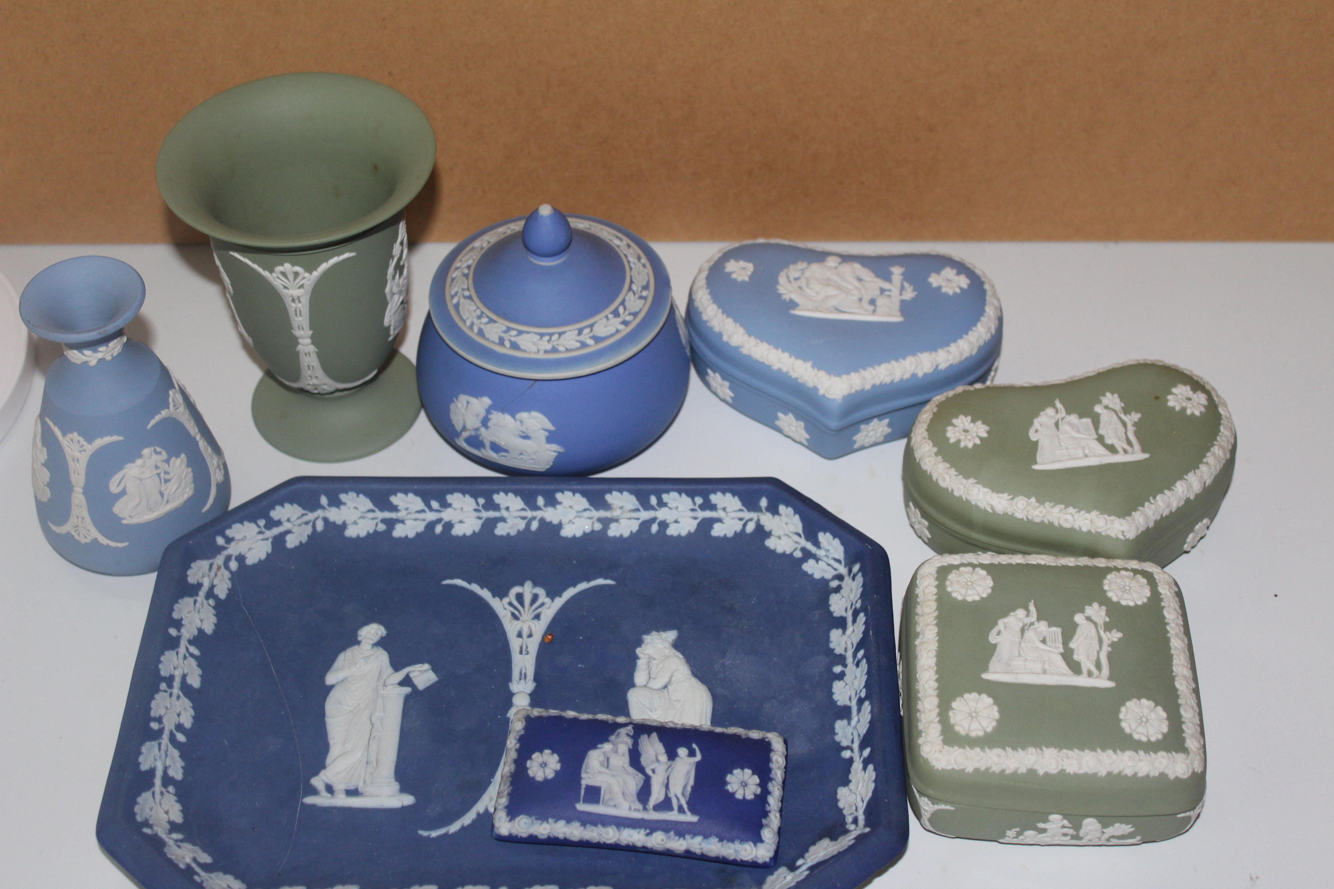 Wedgwood Jasperware some  A/F - Image 2 of 2