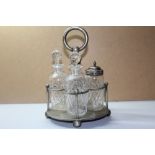 Walker & Hall Four Piece Cruet / Condiment Set