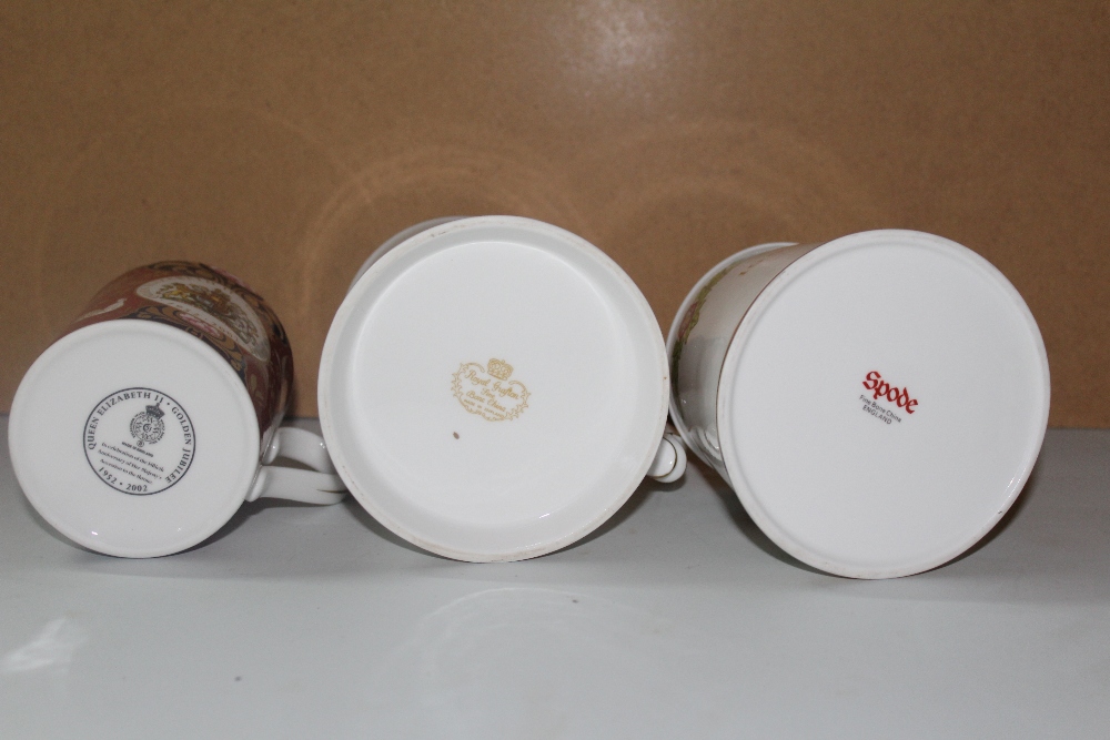 Three Mugs Spode, Royal Grafton, Royal Worcester - Image 2 of 2