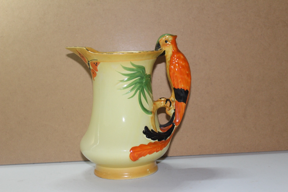 A Burleigh Ware Hand Painted ''Parrot'' Jug Vase