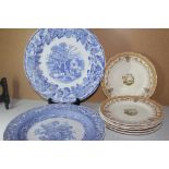 Collection Of Plates Including Two Spode, Six Royal Doulton