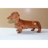 Beswick Dachshund Red Dog Figurine