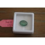 3.37Ct Clear Emerald Gemstone