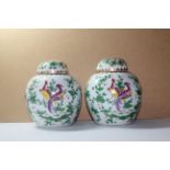 Pair Of Chinese Ginger Jar