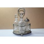 Walker & Hall Four Piece Cruet / Condiment Set