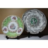 Two Porcelain Plate Including Vienna 1357 And A Vintage plate