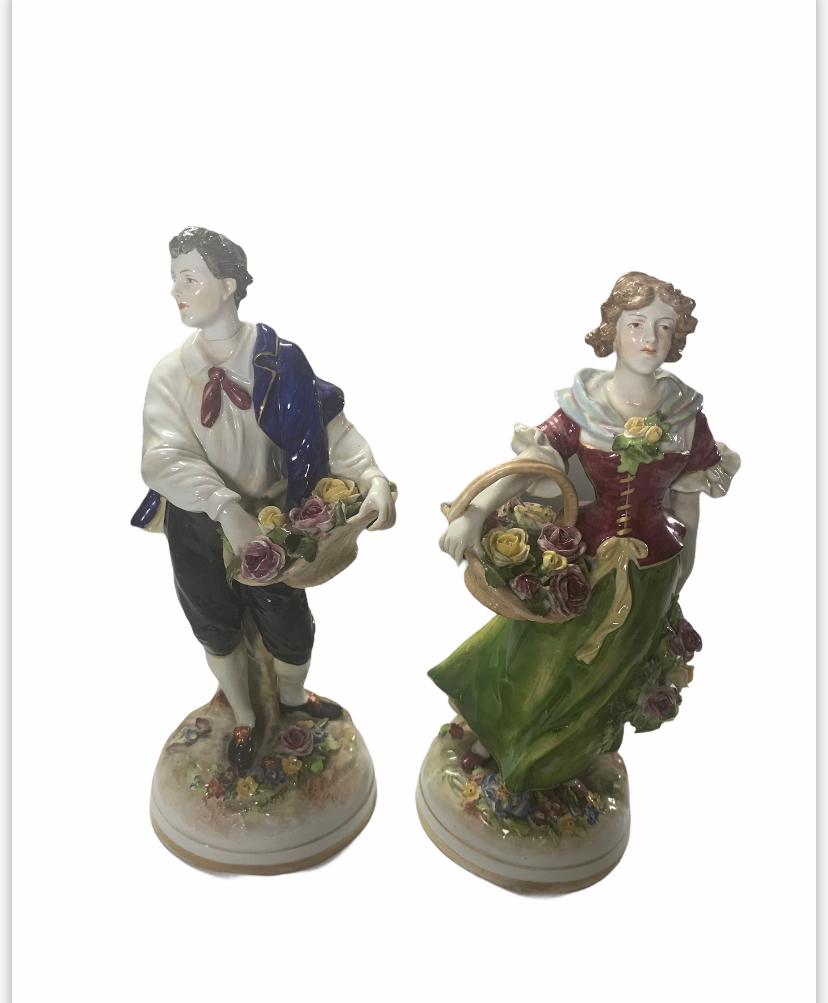 Pair Of Germany Figurine 