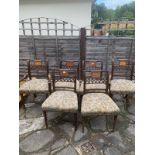 Set Of Six ( four plus Two) 19th century Dinning Chairs
