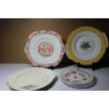 A Lot Of Various Cake Plate To Including Coalport, Royal Art Pottery