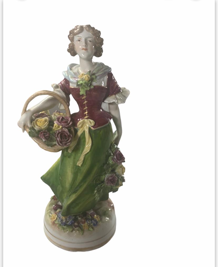 Pair Of Germany Figurine  - Image 2 of 4