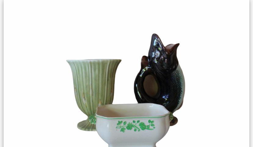 Collection Of Pottery Including Beswick, Spode, A Potterry Fish Jug