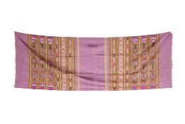 A VINTAGE LAOTIAN HAND WOVEN TEXTILE (1)