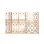 FIVE DECORATIVE WOODEN WALL PANELS