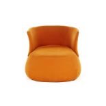 A B&B ITALIA ORANGE 'FAT SOFA' CHAIR