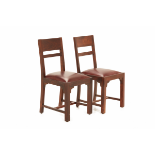 A PAIR OF ROSEWOOD SIDE CHAIRS