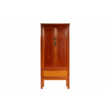 A CHINESE TALL ELM CABINET