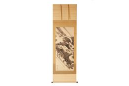 A JAPANESE HANGING SCROLL (KAKEJIKU) - DRAGON (3)