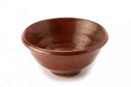 A BROWN GLAZED TEA BOWL