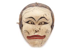 AN INDONESIAN TOPENG DANCE MASK