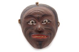 AN INDONESIAN TOPENG DANCE MASK