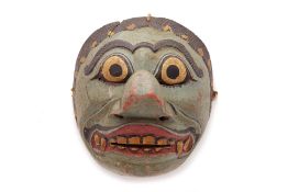 AN INDONESIAN TOPENG DANCE MASK