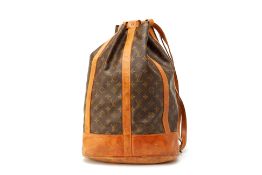 A LOUIS VUITTON LARGE VINTAGE MONOGRAM BUCKET BAG