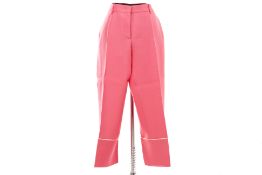 A PAIR OF EMILIO PUCCI PINK TROUSERS
