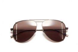 A PAIR OF YVES SAINT LAURENT AVIATOR STYLE SUNGLASSES