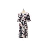 AN L.K. BENNETT DR CRYSTAL FLORAL DRESS