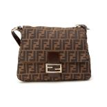 A FENDI MONOGRAM SHOULDER BAG