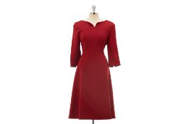 AN L.K. BENNETT DR LIMA CRANBERRY DRESS