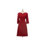 AN L.K. BENNETT DR LIMA CRANBERRY DRESS