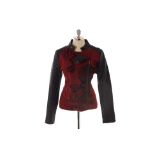 A DESIGUAL RED & BLACK JACKET