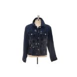 A CHICOS DENIM & SEQUIN JACKET