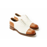 A PAIR OF CHURCH'S 'BETHANY' LEATHER OXFORD SHOES EU 37