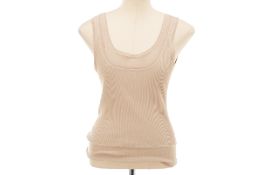 AN AKRIS PUNTO BEIGE TANK TOP