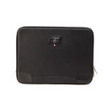 A S.T. DUPONT BLACK LAPTOP CASE