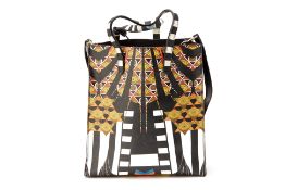 A GIVENCHY MULTICOLOURED PATTERENED TOTE BAG