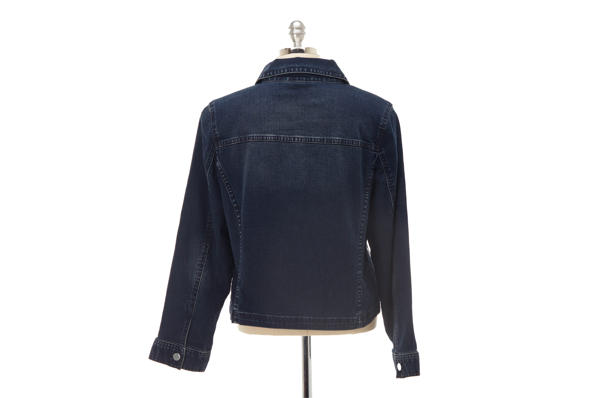 A CHICOS DENIM & SEQUIN JACKET - Image 3 of 3