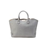 A BURBERRY 'DEWSBURY' GREY HANDBAG