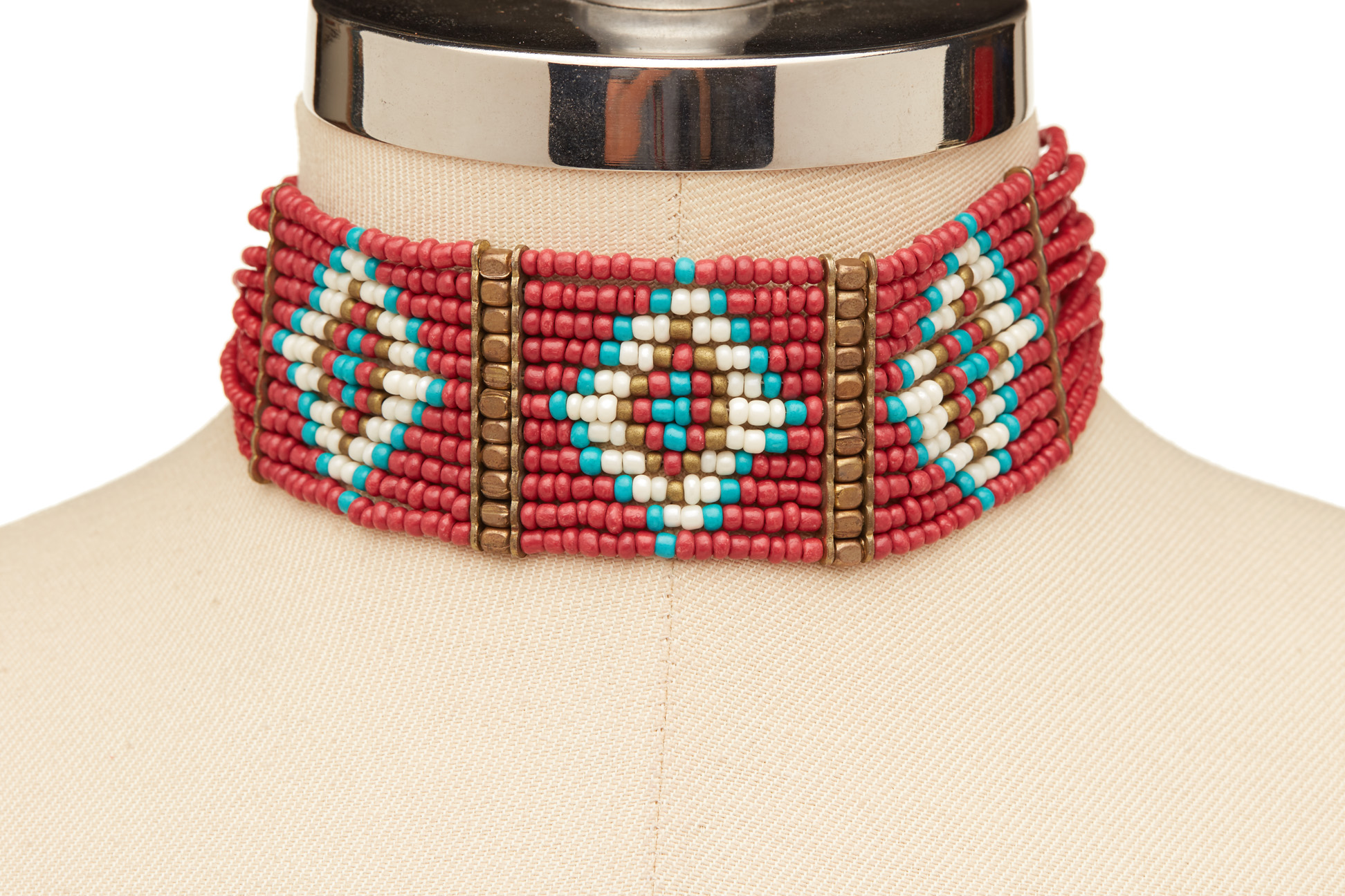 FIVE MULTI COLOURED BEADED NECKLACES - Image 7 of 7