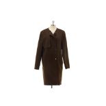 AN L.K.BENNETT CT MAYFAIR OLIVE WOOL COAT