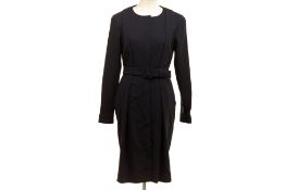 AN L.K.BENNETT DR WANDA DARK NAVY COAT DRESS