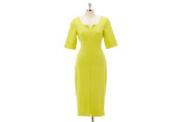 AN L.K. BENNETT DR LANDER LIME DRESS