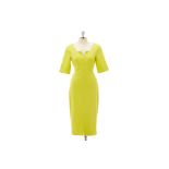 AN L.K. BENNETT DR LANDER LIME DRESS