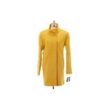 AN ELLEN TRACY YELLOW 'MAD MARIGOLD' WOOL COAT