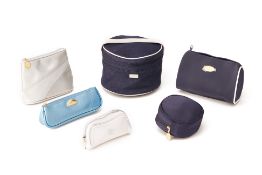 A GROUP OF SIX CHRISTIAN DIOR COSMETIC BAGS